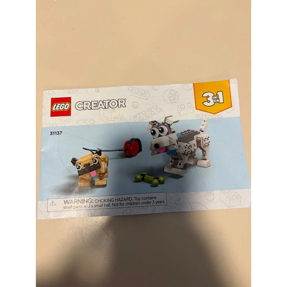 LEGO Creator 3-in-1 Adorable Dogs 31137 Building Instructions Manual Only